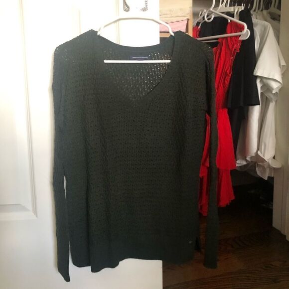American eagle green sweater - Picture 1 of 4